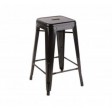 Metal H65cm - Industrial style bar stool, home, pub, restaurant, hotel