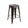 Metal H65cm - Industrial style bar stool, home, pub, restaurant, hotel