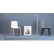 SMILLA technopolymer - Contract chair in Beech and technopolymer bar restaurant hotel SCAB DESIGN