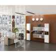 Business Office 2 - Complete office furniture in melamine faced wood, home, studio, school, hotel