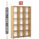 ADONIA S - Armadio ufficio a scaffali contract office in legno NM*  scuola, studio, hotel, albergo