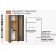 ADONIA A - Armadio ufficio con ante contract office in legno NM  ufficio, studio, hotel, albergo