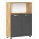 ADONIA AS - Armadio ufficio con ante e scaffali contract office in legno NM* scuola, studio, hotel, albergo