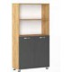 ADONIA AS - Armadio ufficio con ante e scaffali contract office in legno NM* scuola, studio, hotel, albergo
