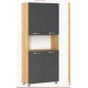 ADONIA AS - Armadio ufficio con ante e scaffali contract office in legno NM* scuola, studio, hotel, albergo