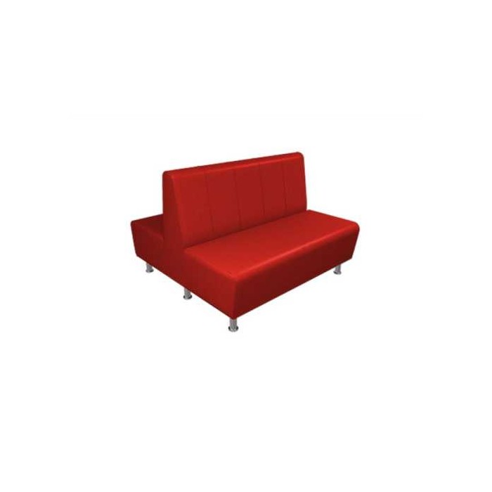 Donica Double - Commercial, custom bar sofas and chairs made of eco-leather, fabric, woven fabric