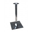 Saturno Q 72 - Square base in chromed steel height 72 cm bar, restaurant, pub, hotel