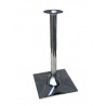 Saturno Q 72 - Square base in chromed steel height 72 cm bar, restaurant, pub, hotel