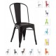 TOLIX H77cm - Sgabello contract bar struttura metallica casa, bar, pub, ristorante