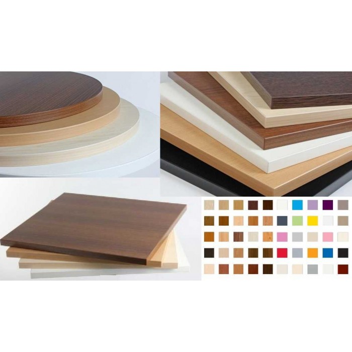 SATURNO 3,6 -  Melamine laminate table top thickness 36mm. Suitable for bar, pizzeria, restaurant