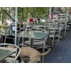 CAPRI - SEDIA (POLTRONA) ALLUMINIO IMPILABILE PER BAR RISTORANTE HOTEL