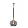 Saturno RHF109 - Round base in chromed steel 109 cm high fixed for bar, restaurant, pub, hotel tables