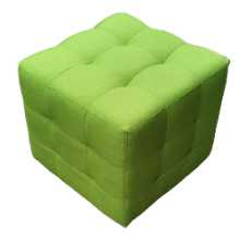 Custom Contract pouf relaxation in eco-leather (ecological leather) for bar, restaurant, hotel