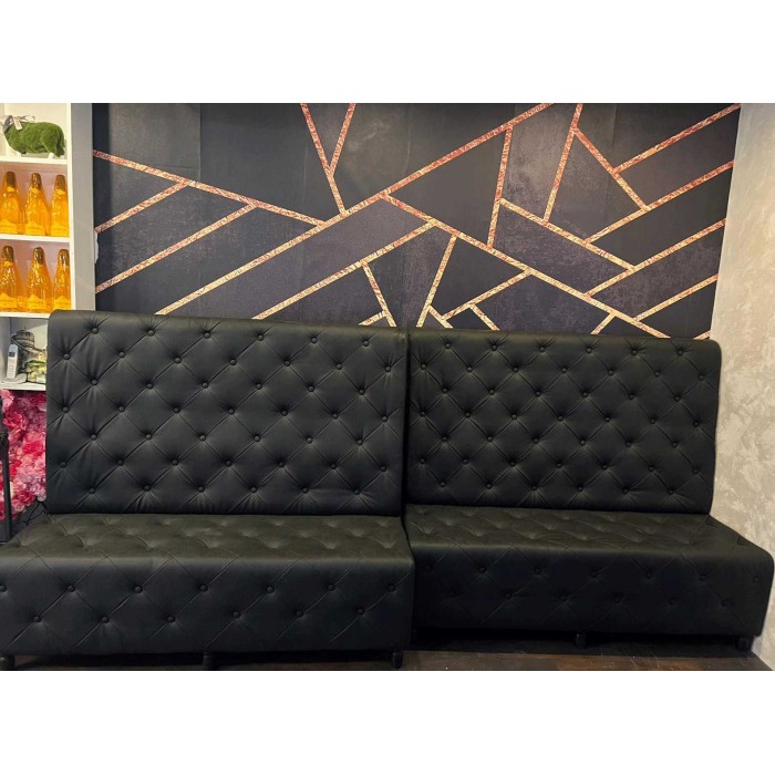 Laura - Divanetto bar poltroncina Contract personalizzati per locali in ecopelle (pelle ecologica), tessuto