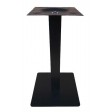 ALFA - modern black metal base for round or square table tops for bars, restaurants, hotels