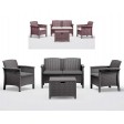 SET RATTAN VENEZIA 2 - 4 people set in rattan polypropylene (BICA Italy) bar restaurant pizzeria pub catering