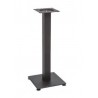 ENZO H108 - base in aluminum and modern black metal for round or square table tops for bars, restaurants, hotels