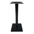 ALFA H108 - modern black metal base for round or square table tops for bars, restaurants, hotels
