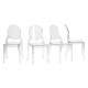 Chantal Chair - Sedia design Impilabile policarbonato simil Victoria Ghost