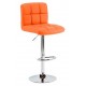 COMFORT - Sgabello bar ecopelle (pelle ecologica) gamba cromata casa,ufficio,bar,negozio,salone parrucchiere,ristorante,hotel