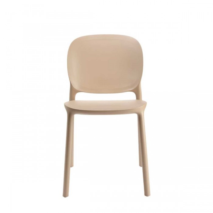 HUG 2380 - Outdoor ergonomic polypropylene stackable chair. Suitable for bar, restaurant, pool, hotel, grand soleil, SCAB DESIGN