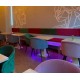 Malaga - Divanetto bar poltroncina Contract personalizzati per locali in ecopelle, tessuto, velluto