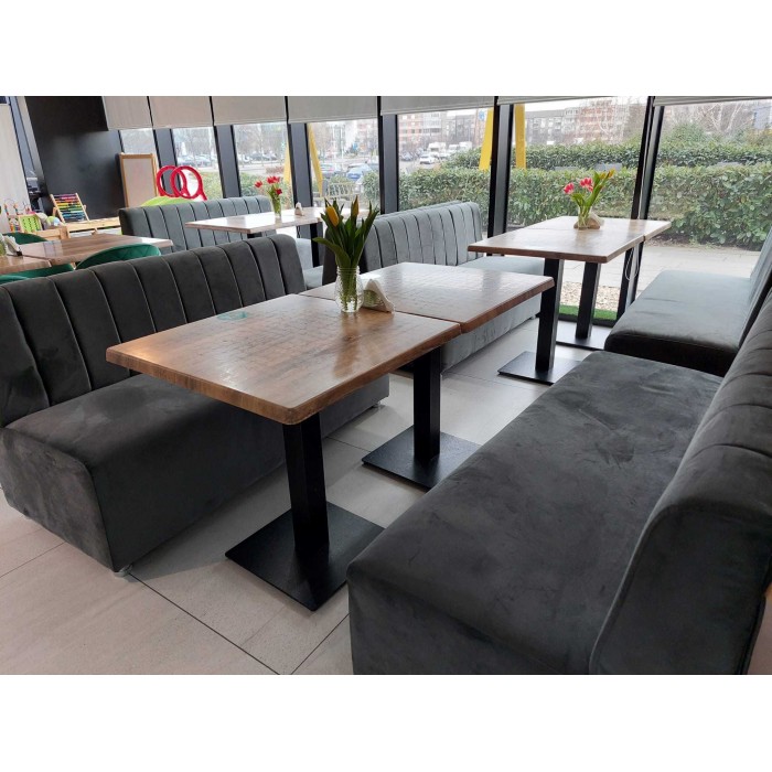 Dali - Divanetto bar poltroncina Contract personalizzati per locali in ecopelle, tessuto, velluto