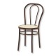 Vienna - Sedia thonet non impilabile metallo, finta paglia, plastica, legno o imbottita in ecopelle per bar, ristorante, hotel