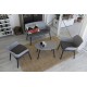 SET RATTAN VENEZIA 2 - Set 4 persone in polipropilene rattan (BICA Italy) bar ristorante pizzeria pub catering