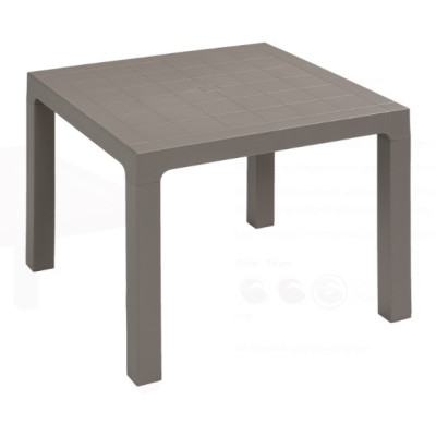 Ares 90 - Polypropylene bar table 90x90xH74 cm for outdoor garden restaurant hotel certified for local use