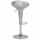 IRIS - Sgabello bar in plastica ABS gamba cromata per casa, ufficio, bar, ristorante, hotel