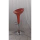 IRIS - Sgabello bar in plastica ABS gamba cromata per casa, ufficio, bar, ristorante, hotel