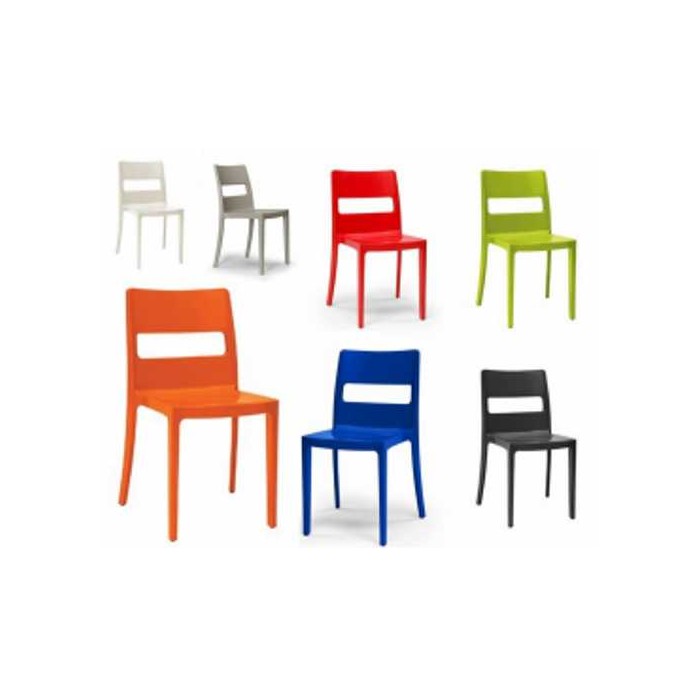 SAI - Outdoor stackable ergonomic chair. Suitable for bar, restaurant, pool, hotel