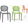 TOP GIO - Outdoor ergonomic polypropylene stackable chair. Suitable for bar, restaurant, pool, hotel, grand soleil, SCAB DESIGN