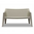 COCCOLONA - Set of 2 outdoor polypropylene stackable sofas. Suitable for bar, restaurant, pool, hotel, scab design