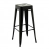 Metal H77cm - Contract bar stool. Suitable for home, bar, pub, restaurant