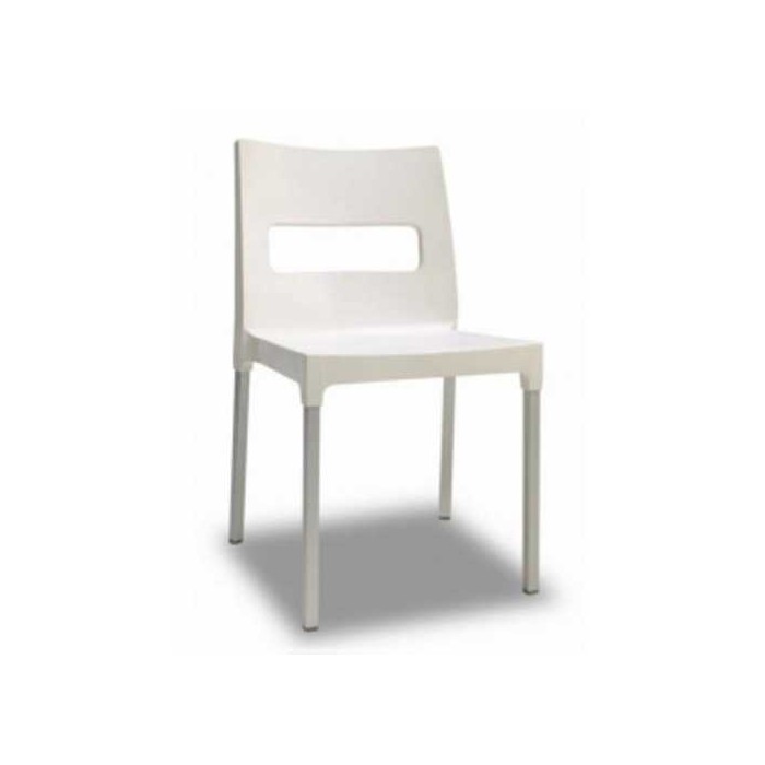 MAXI DIVA - Outdoor technopolymer stackable chair. Suitable for bar, restaurant, pool, hotel, grand soleil, SCAB DESIGN