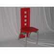 VENERE- Eco-leather and steel chair. Suitable for bar, restaurant,  pub, pizzeria, shop, hotel, disco
