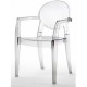 IGLOO CHAIR - Sedia con braccioli contract Impilabile in Policarbonato da esterno ed interno bar,ristorante,hotel SCAB DESIGN