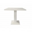 GIOVE PNQ - Square laminate melamine table, H75cm. Wood and Uni Colours.
