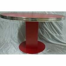 GIOVE R - Round laminate melamine table, diameter 60,70,80,90 ... 140cm