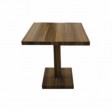 GIOVE QA -  H90/110cm Melamine Laminate Table. Wood Colours and Uni Colours. Suitable for bar, restaurant, hotel