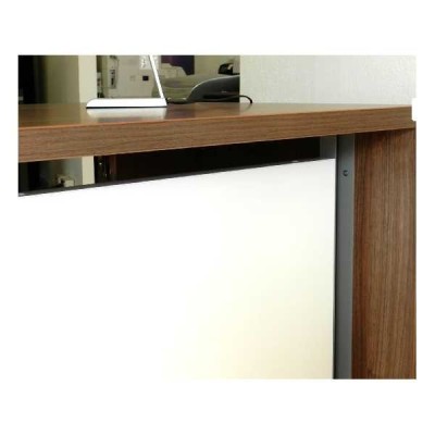 ELEGANCE - Scrivania contract office direzionale in legno nobilitato melaminico per ufficio, studio, hotel, albergo
