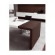 MATRIX - Scrivania contract office direzionale in legno nobilitato melaminico per ufficio, studio, hotel, albergo