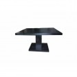 GIOVE Q / h45 - Coffee table with square top, wood in your choice of colors, home, bar, disco, hotel