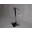 Saturno Q 81-107cm - Square chrome-plated steel base adjustable height 81-107 cm. Suitable for bar, restaurant, pub, hotel