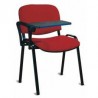 ISO-T OFFICE - OFFICE CHAIR WITH TABLET FOR VISITOR IN STANDARD OR CERTIFIED FIREPROOF FABRIC VARIOUS COLORS